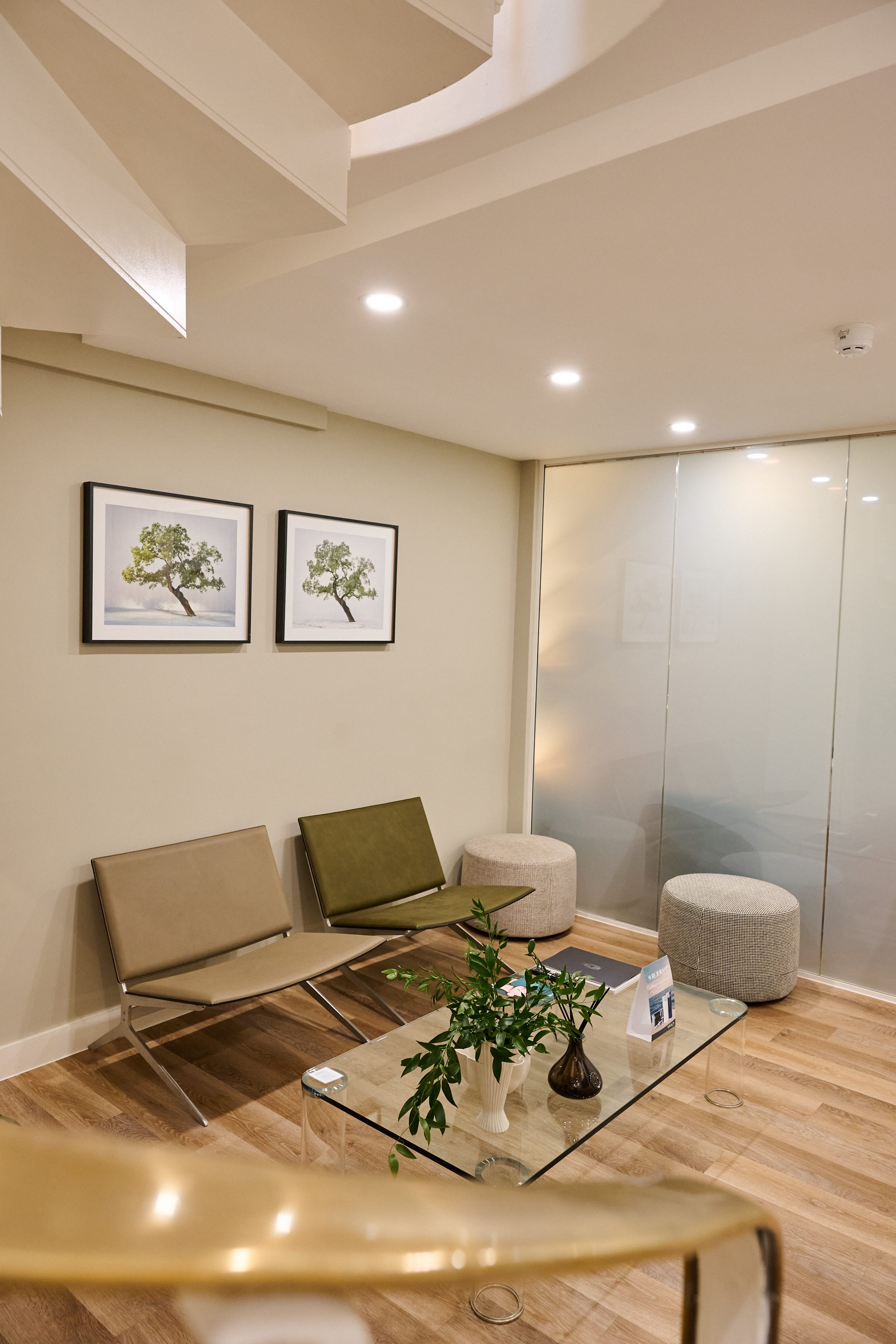 The clinic’s waiting room