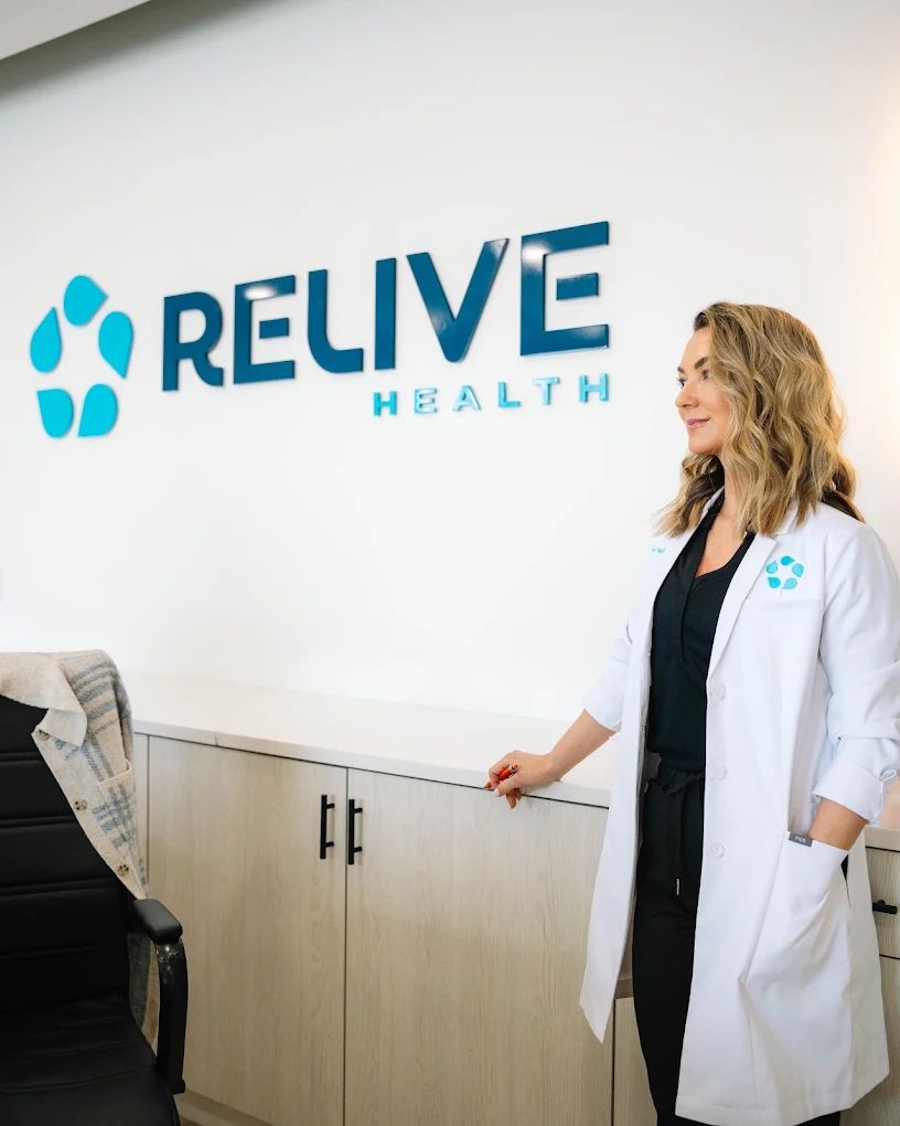 A Relive provider in the clinic