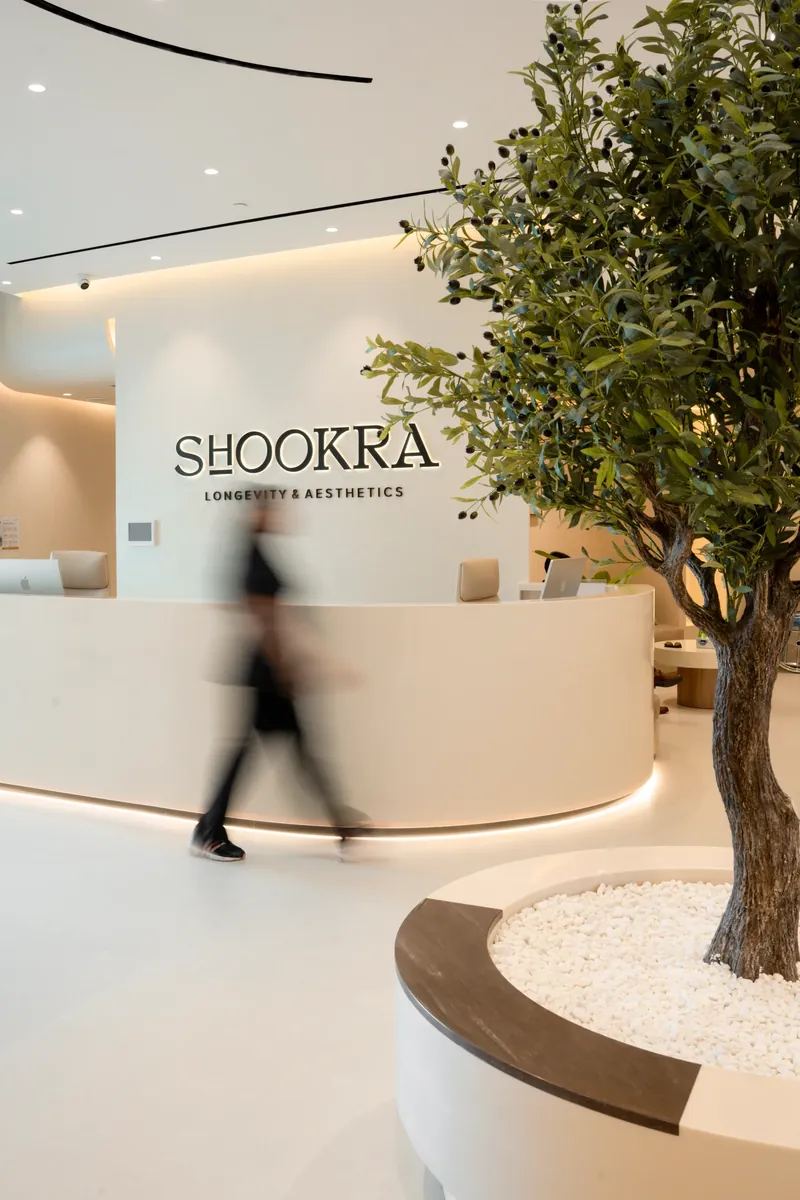 The arrival area at Shookra Palm Jumeirah